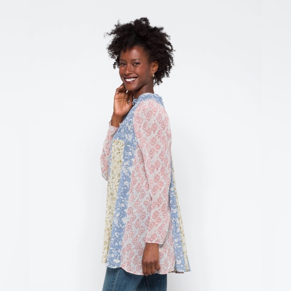 Free People Merrie Mix Print Tunic - Picture 13 of 14